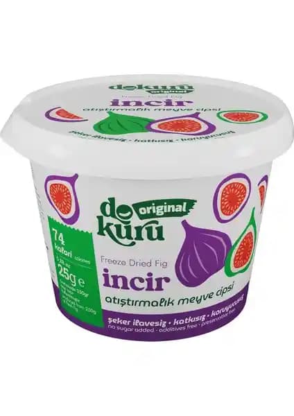 Dokuru Original İncir Atıştırmalık Meyve Cipsi: Doğal, Sağlıklı ve Katkısız Atıştırmalık