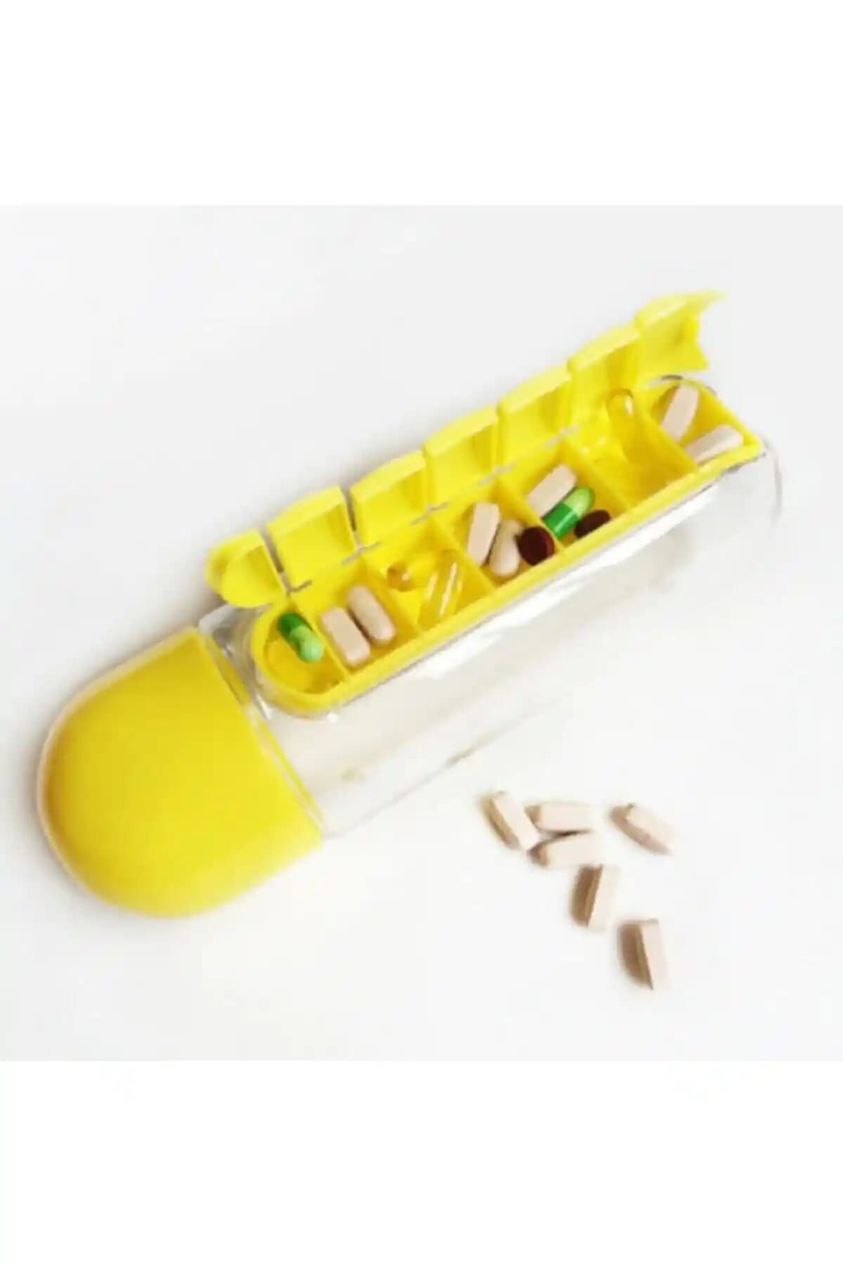 Duffa 7 Günlük İlaç Organizerli 600 ml Su Şişesi ile Pratik Sağlık Takibi