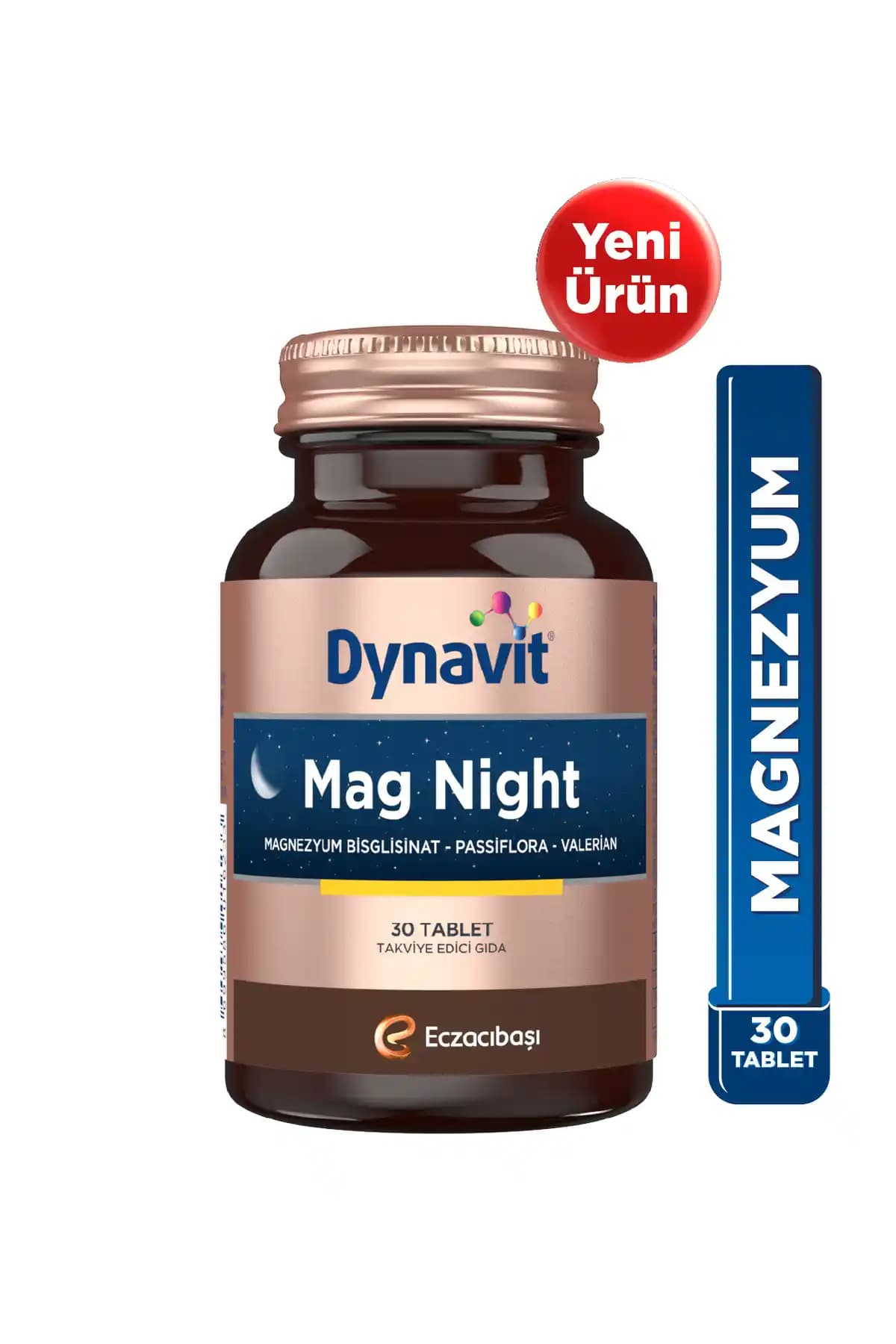 Dynavit Mag Night 30 Tablet: Akşam ve Gece İçin Magnezyum ve Bitkisel Uyku Desteği