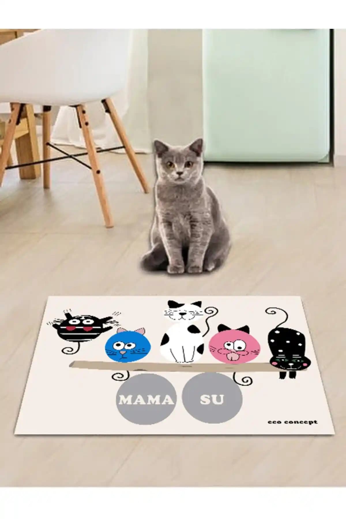 Eco Concept Kedi Mama Önü Paspası: Fonksiyonel ve Estetik Evcil Hayvan Aksesuarı