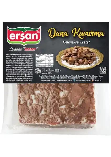 Erşan Et Kare Kavurma 250 gr: Doğal ve Katkısız Geleneksel Dana Eti Lezzeti