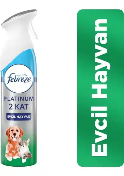 Febreze Hava Ferahlatıcı Sprey Evcil Hayvanlar 300ml ile Evde Kalıcı Koku Giderme Çözümü