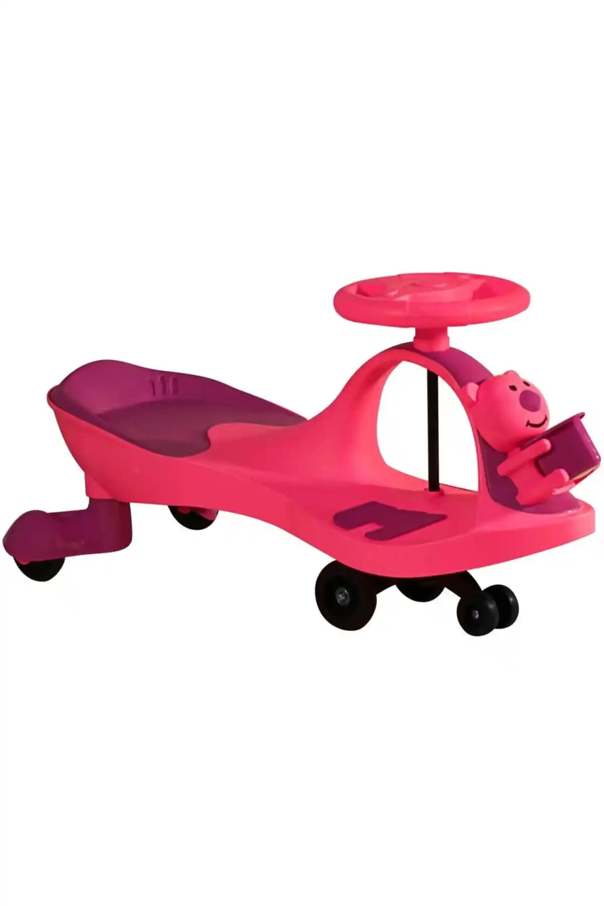 Furkan Toys Pembe Karınca Kaykay Plazma Car Swing Car 3-4 Yaş Çocuklar İçin Mekanik Oyuncak