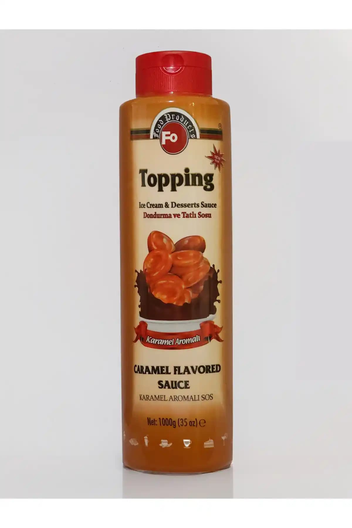 Genel Markalar Karamel Topping Dondurma Sosu ile Tatlılarda Lezzet ve Görsellik