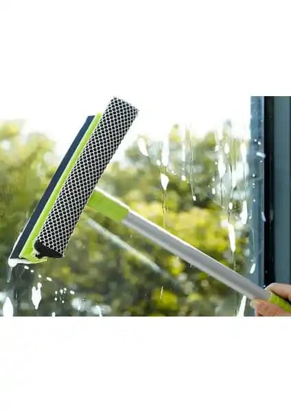 Greathings Teleskopik Çekçekli Cam Silme Aparatı ile Pratik ve Etkili Temizlik