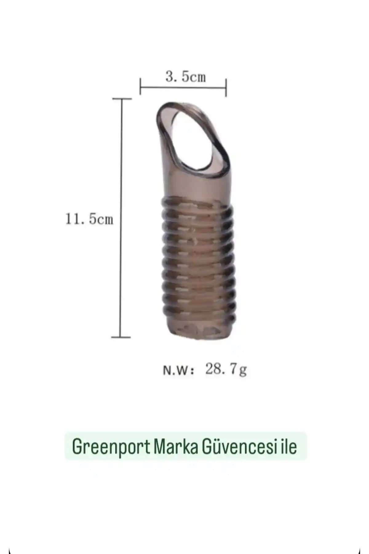 Greenport Tırtıklı Testis Halkalı Penis Kılıfı: Esnek Silikonla Performans Artışı