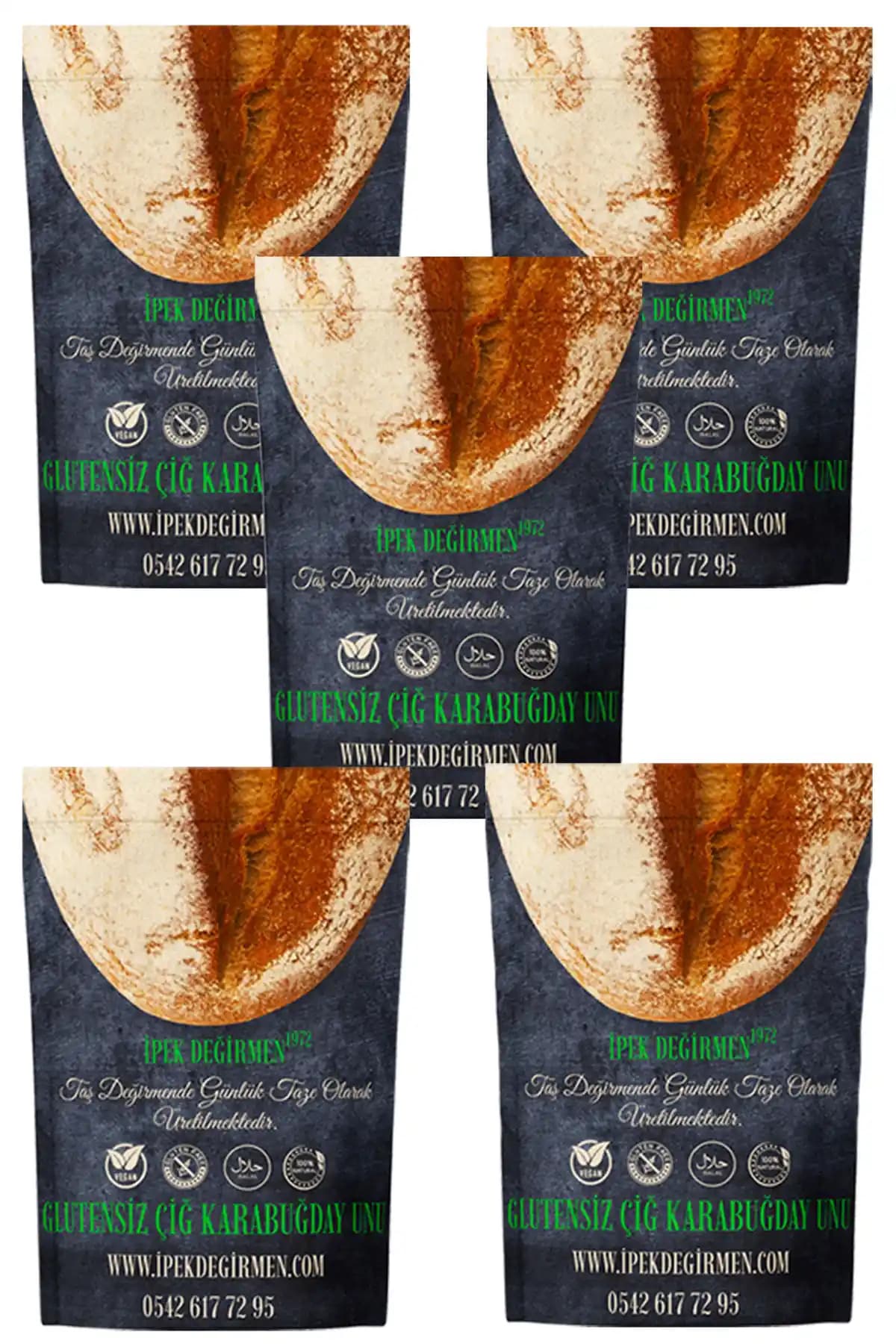 İpek Değirmen Glutensiz Çiğ Karabuğday Unu Greçka 5 Kg - Sağlıklı ve Doğal Alternatif