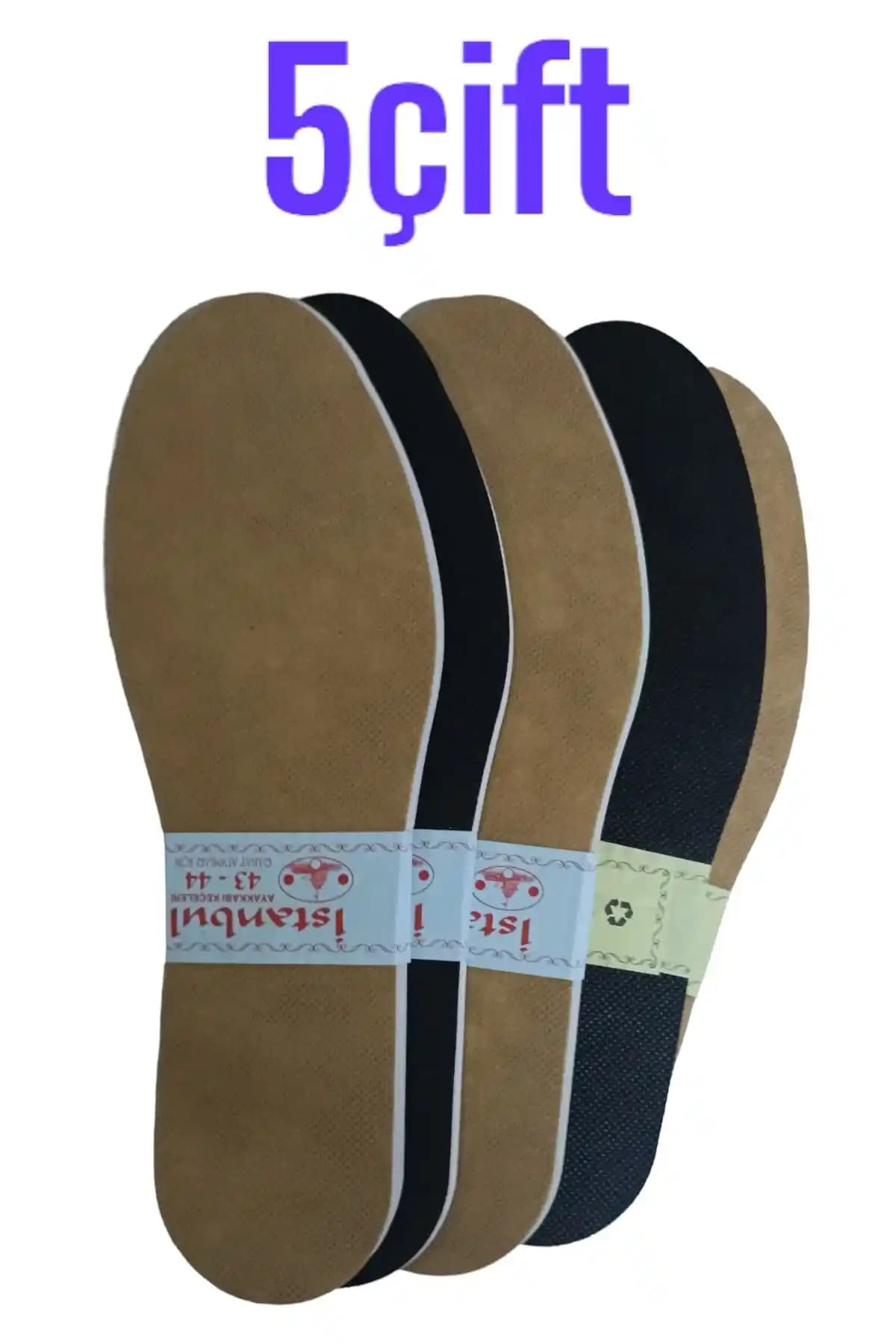 İstanbul 5 Çift Ayakkabı İç Tabanlık Astar: Konfor ve Dayanıklılık Sağlayan Ürün
