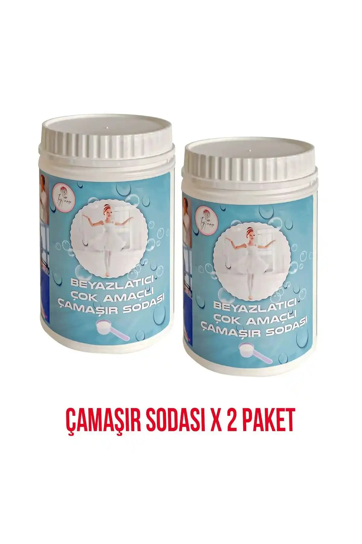 IVY ROSE Ultra Beyazlatıcı Çamaşır Sodası 2 Paket 100 Yıkama ile Derinlemesine Temizlik