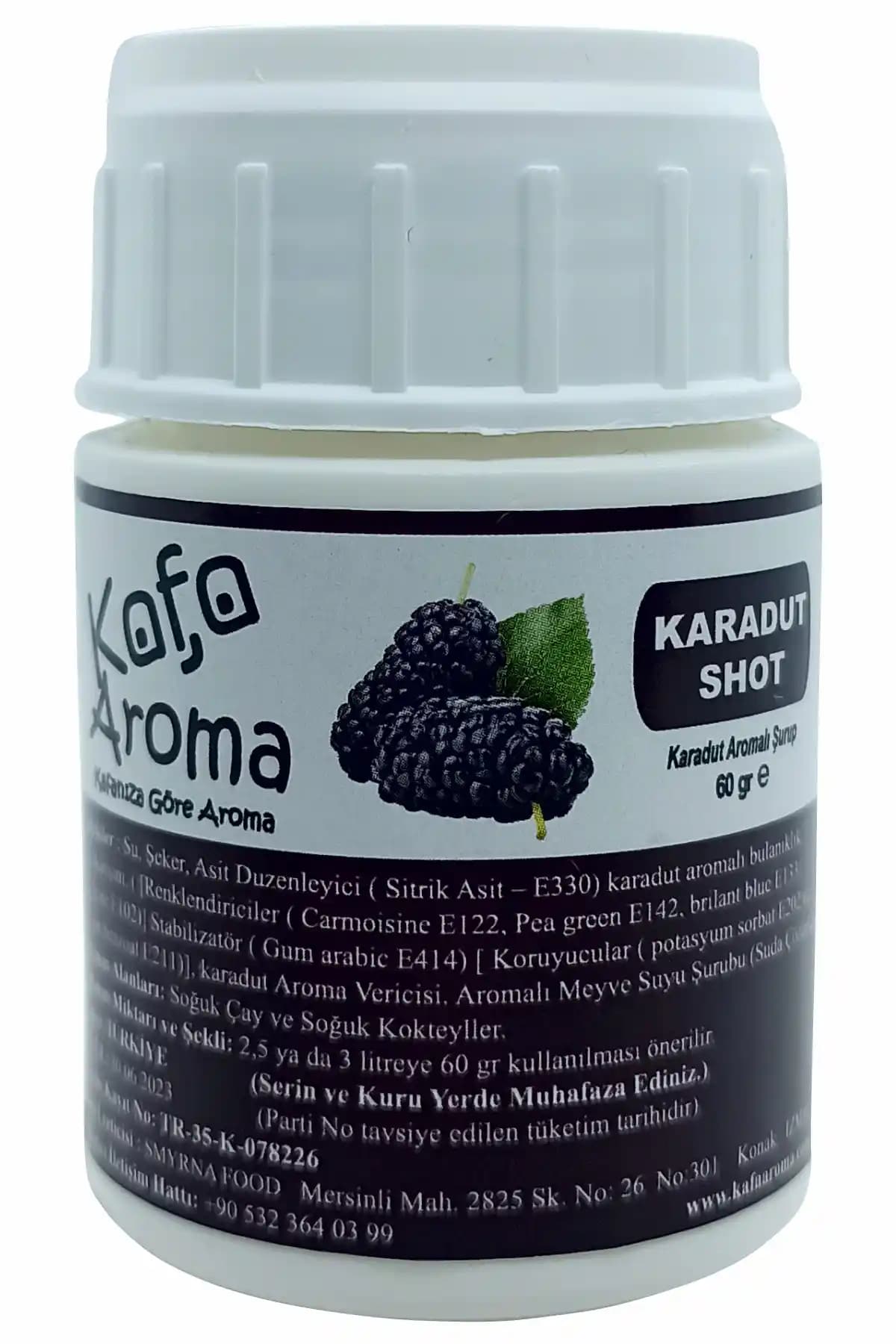 Kafa Aroma Karadut Aromalı Kokteyl Şurubu: Yoğun Tat ve Pratik Kullanım