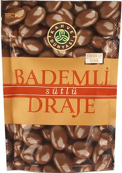 Kahve Dünyası Bademli Sütlü Draje 120 g: Lezzetli ve Besleyici Atıştırmalık Seçeneği