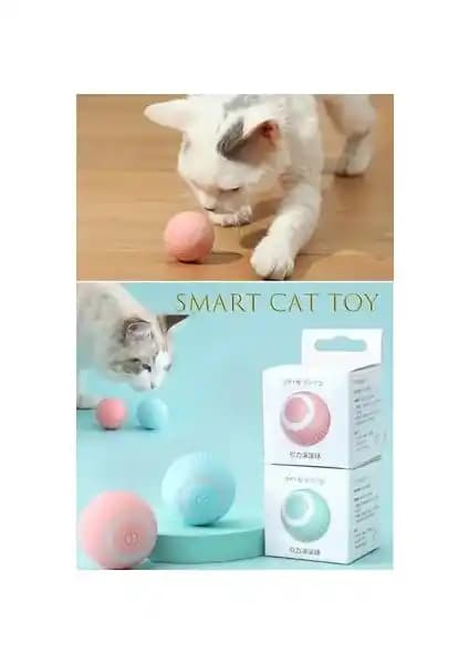 Kitchen Beauty Şarjlı Otomatik Hareketlenen Kedi Oyun Topu ile İnteraktif Eğlence