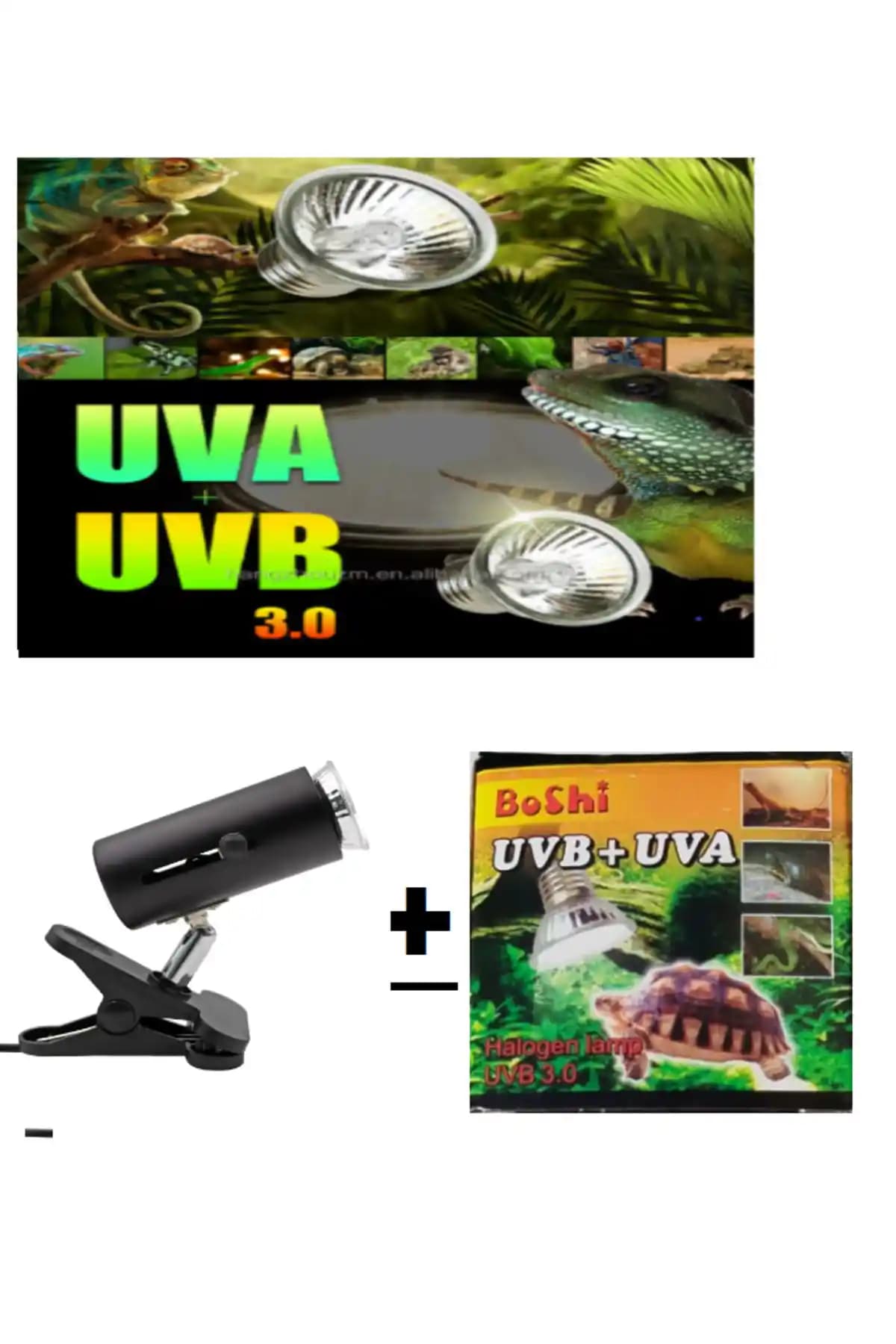 KORHAN TEKNİK Mandallı Dimmer Özellikli Lamba Tutucu ile Sürüngenler İçin Doğal Isıtma ve Aydınlatma