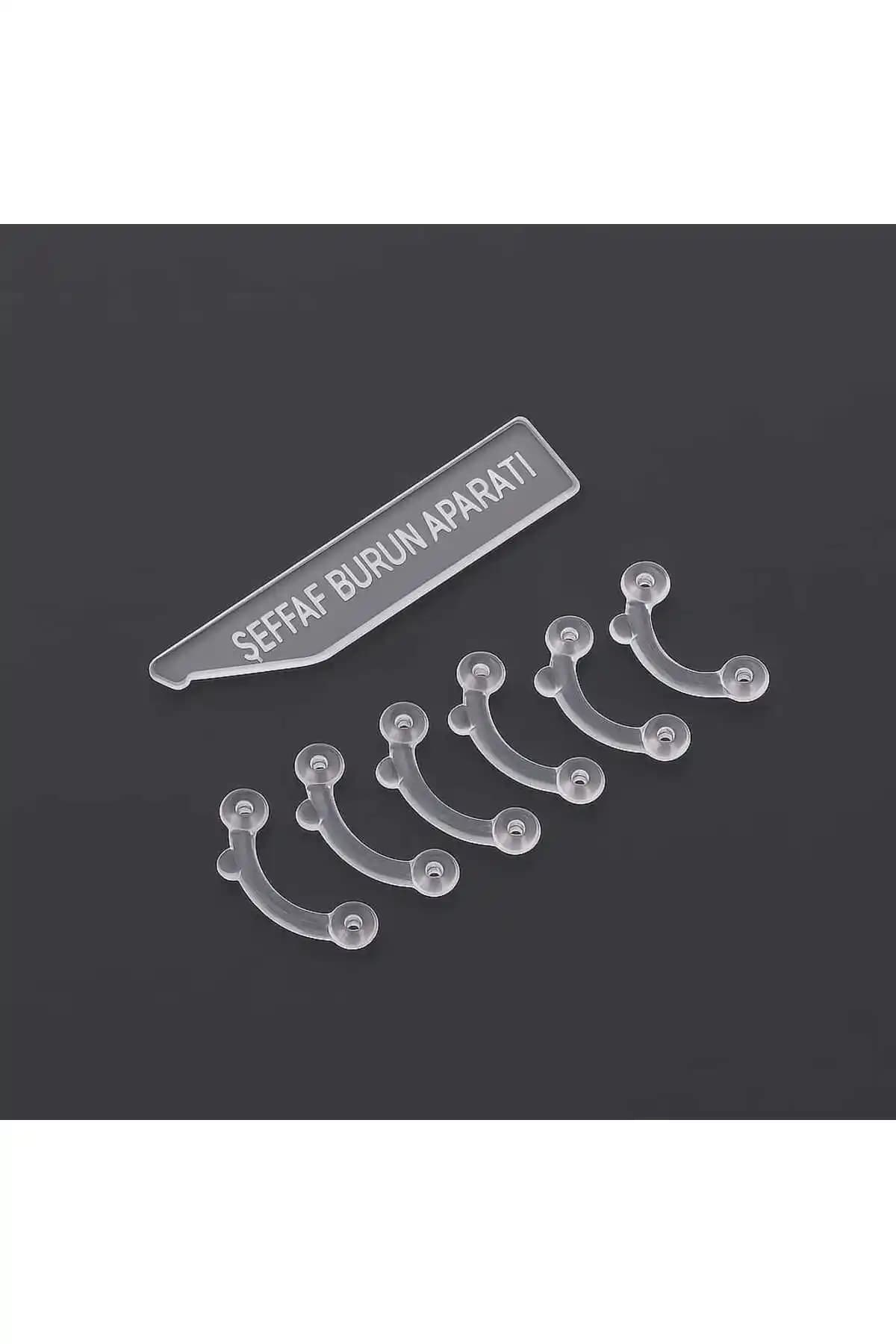 LastingBeauty 6 Adet Şeffaf Burun Kaldırma Aparatı ile Estetik ve Konfor