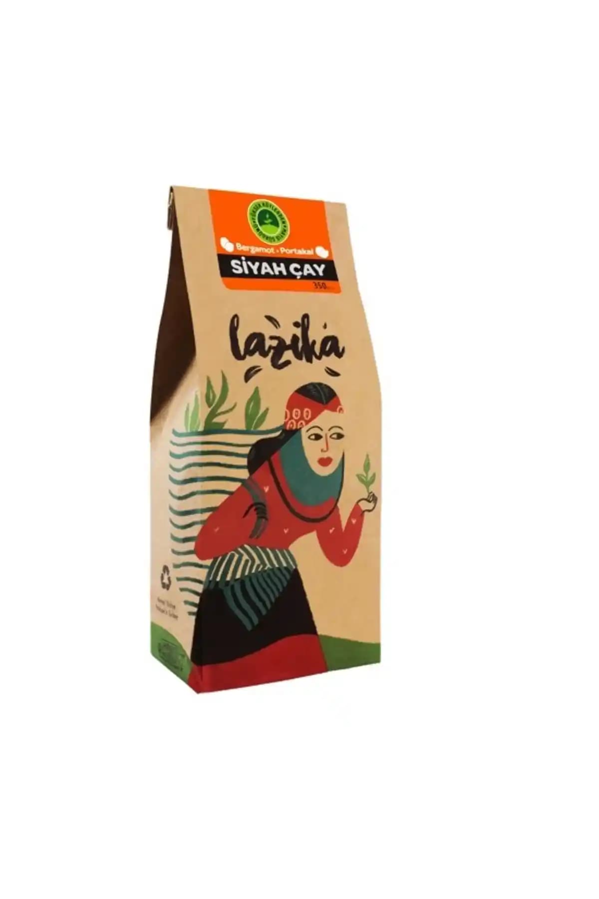 LAZİKA Portakal & Bergamotlu Siyah Çay 350g: Mayıs Hasadı Doğal Narenciye Aromasıyla