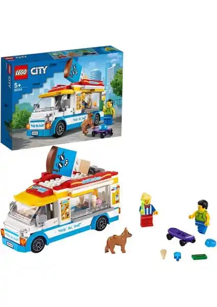 LEGO City Dondurma Arabası 60253: 5-7 Yaş Çocuklar İçin Yaratıcı ve Eğitici Oyuncak Seti