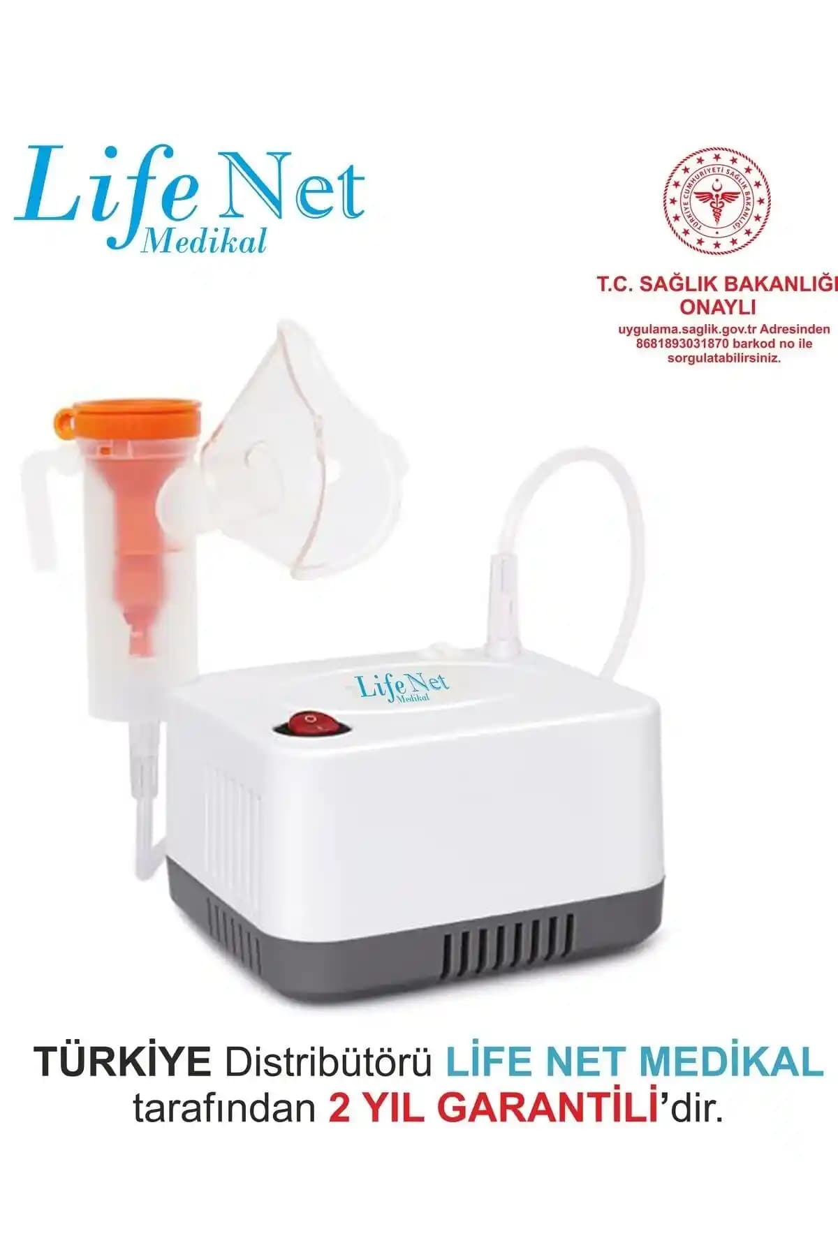 Life Net Medikal WNE211 Kompresörlü Nebulizatör: Etkili Solunum Tedavisi İçin Güvenilir Cihaz