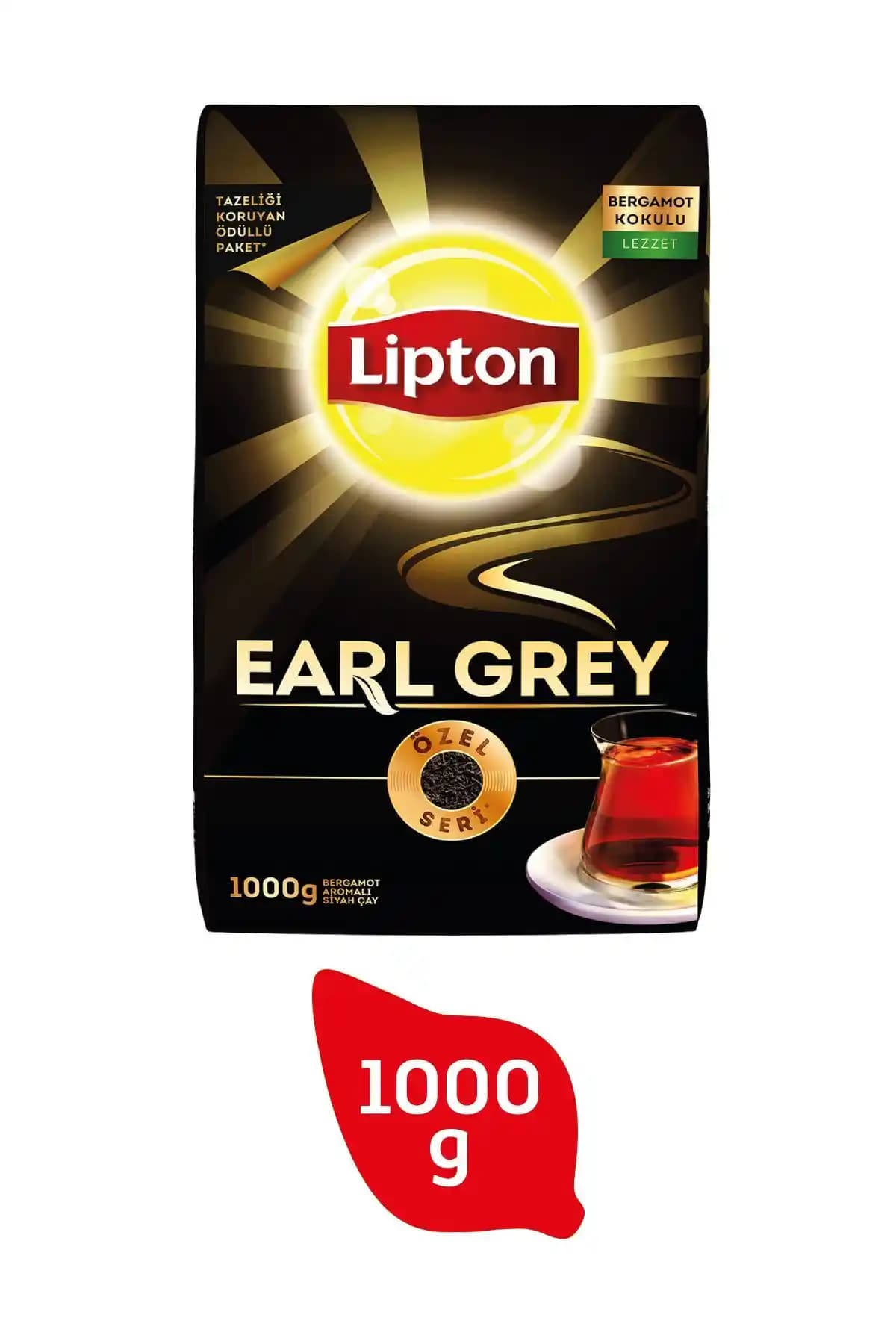 Lipton Earl Grey Dökme Çay 1000 gr: Zengin Bergamot Aroması ve Hafif İçimle Kaliteli Çay Deneyimi