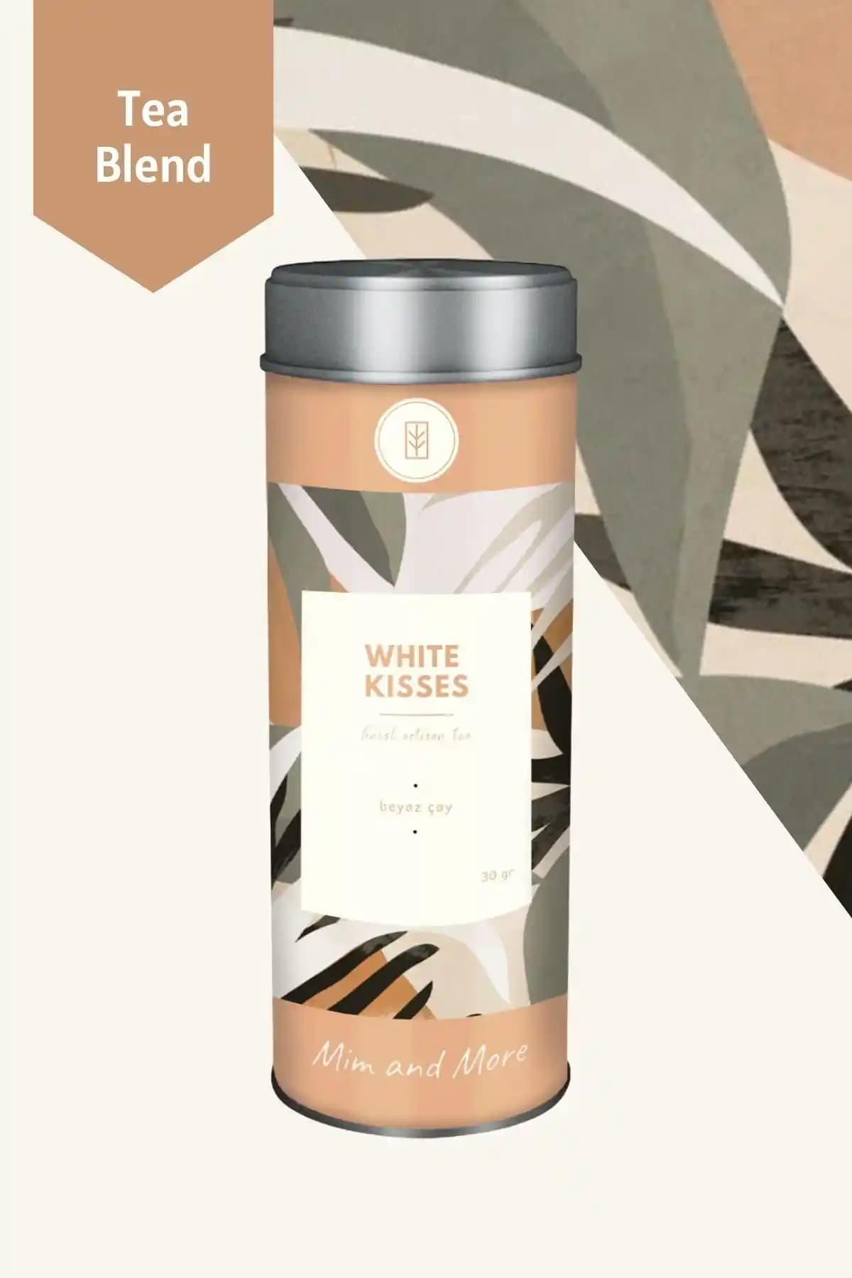 Mim and More White Kisses Tea: Saf Beyaz Çayın Hafif ve Doğal Lezzeti 30 gr