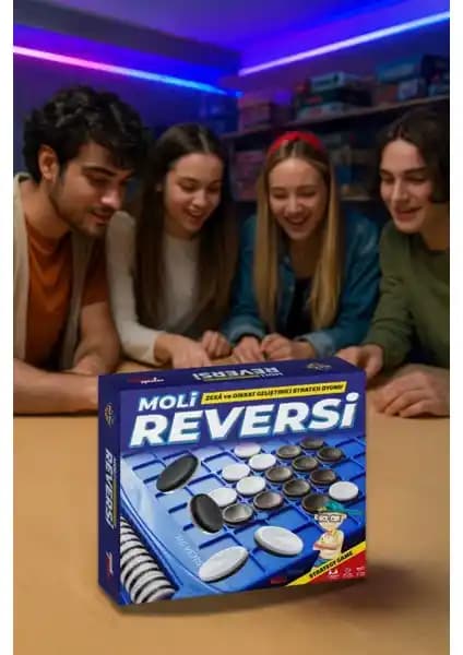 Moli Toys Reversi Strateji Oyunu: 5-7 Yaş Çocuklar İçin Zekâ ve Strateji Geliştiren Masa Oyunu