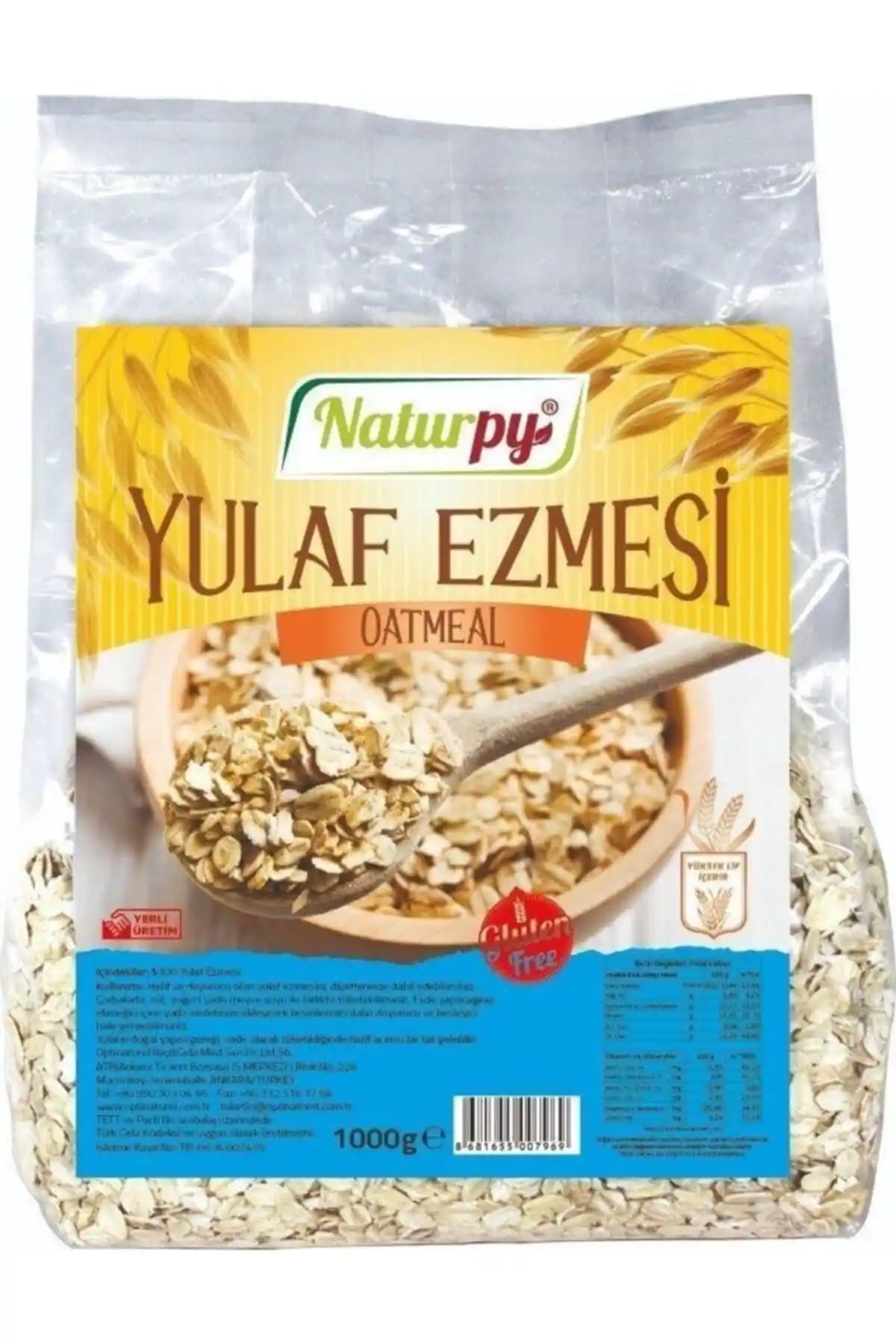 Naturpy Glutensiz Yulaf Ezmesi 1000 gr: Sağlıklı ve Çok Yönlü Besleyici Seçenek