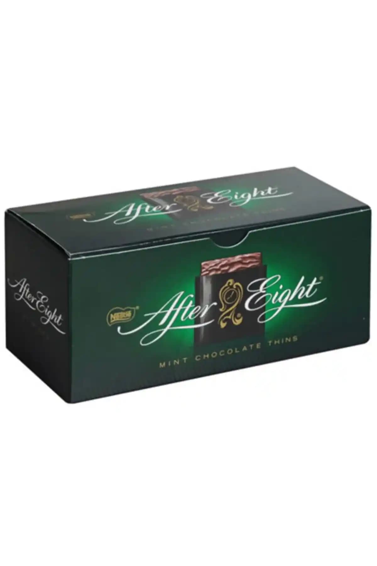Nestle After Eight Classic 200 gr: Doğal Nane Aromalı İnce Bitter Çikolata