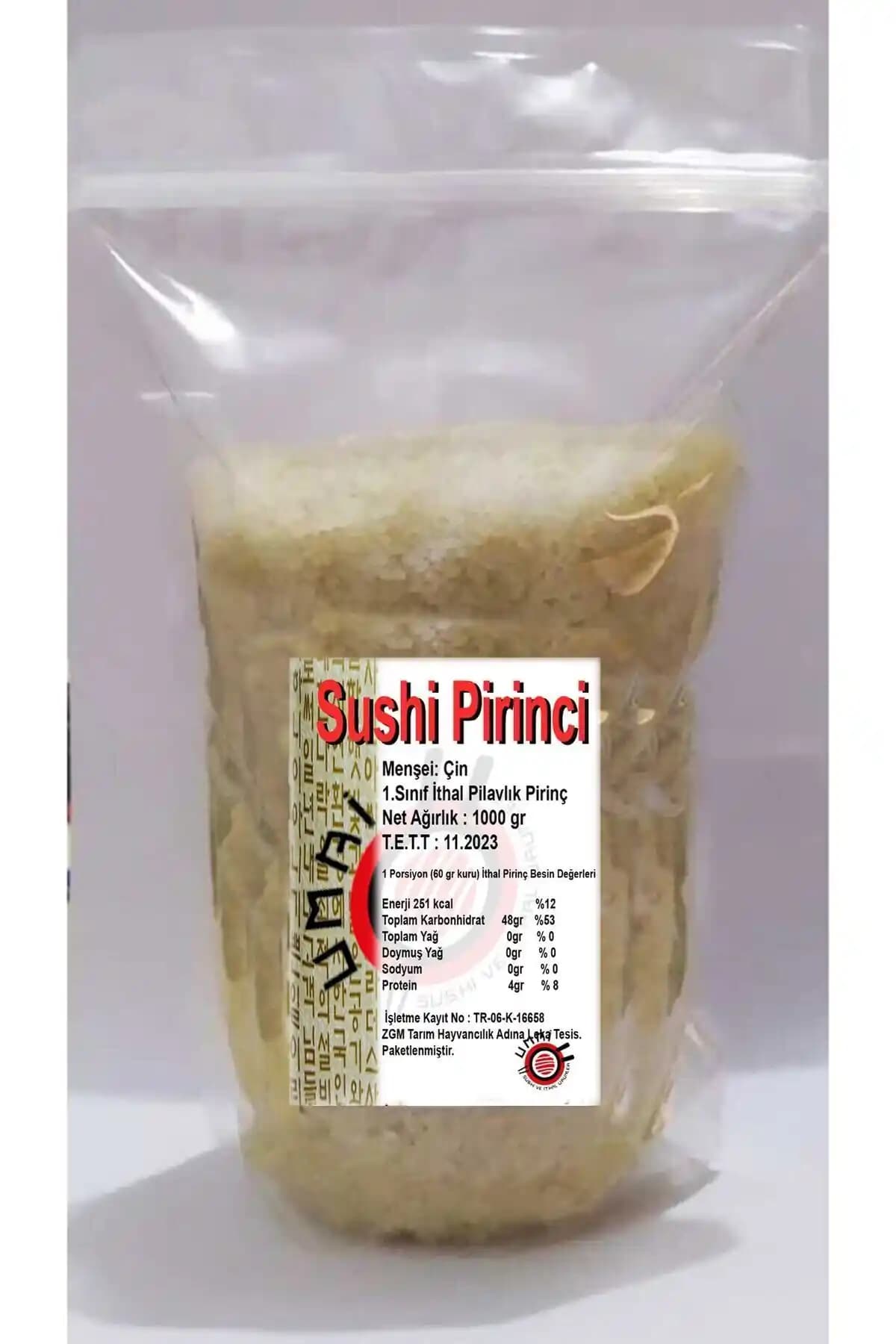 NETTENYOLLA Sushi Pirinci 1 Kg: Kaliteli ve Pratik Sushi Yapımı İçin İdeal Seçenek