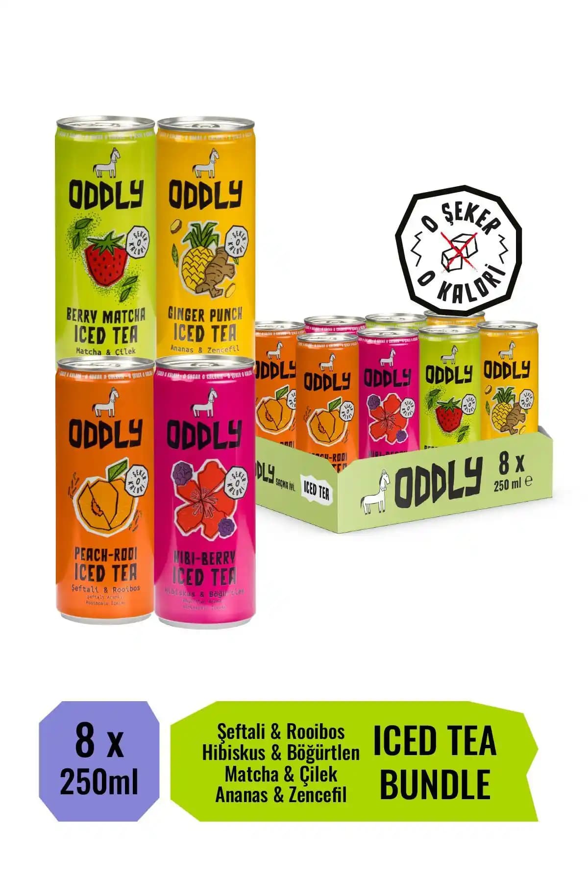 ODDLY Saçma İyi Soğuk Çay Dörtlüsü: Yenilikçi ve Cesur Tatlarla Soğuk Çay Deneyimi