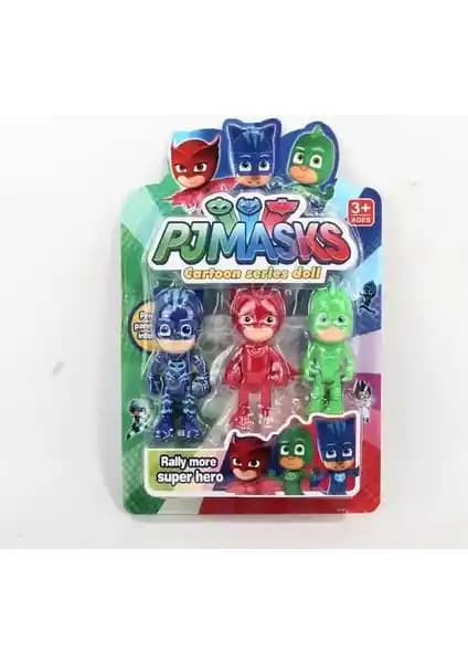 Pj Masks 3'lü Figür Seti: Hareketli Parçalar ve Çocuk Gelişimine Katkı Sağlayan Oyuncak