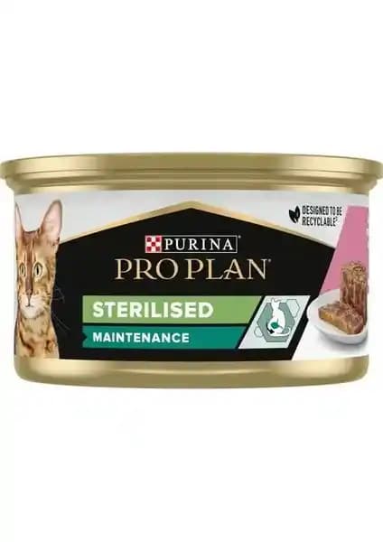 Pro Plan Sterilised Somonlu Yetişkin Kedi Konservesi 85 gr - Dengeli ve Besleyici Mama