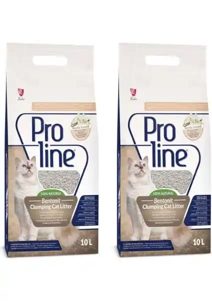 Proline Pro Line Vanilya Kokulu İnce Taneli Topaklanan Kedi Kumu 10 Lt x 2 Adet Özellikleri