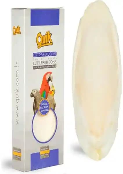 Quik Büyük Boy Kalamar Kemiği: Kuşlar İçin Doğal Kalsiyum ve Sağlık Desteği