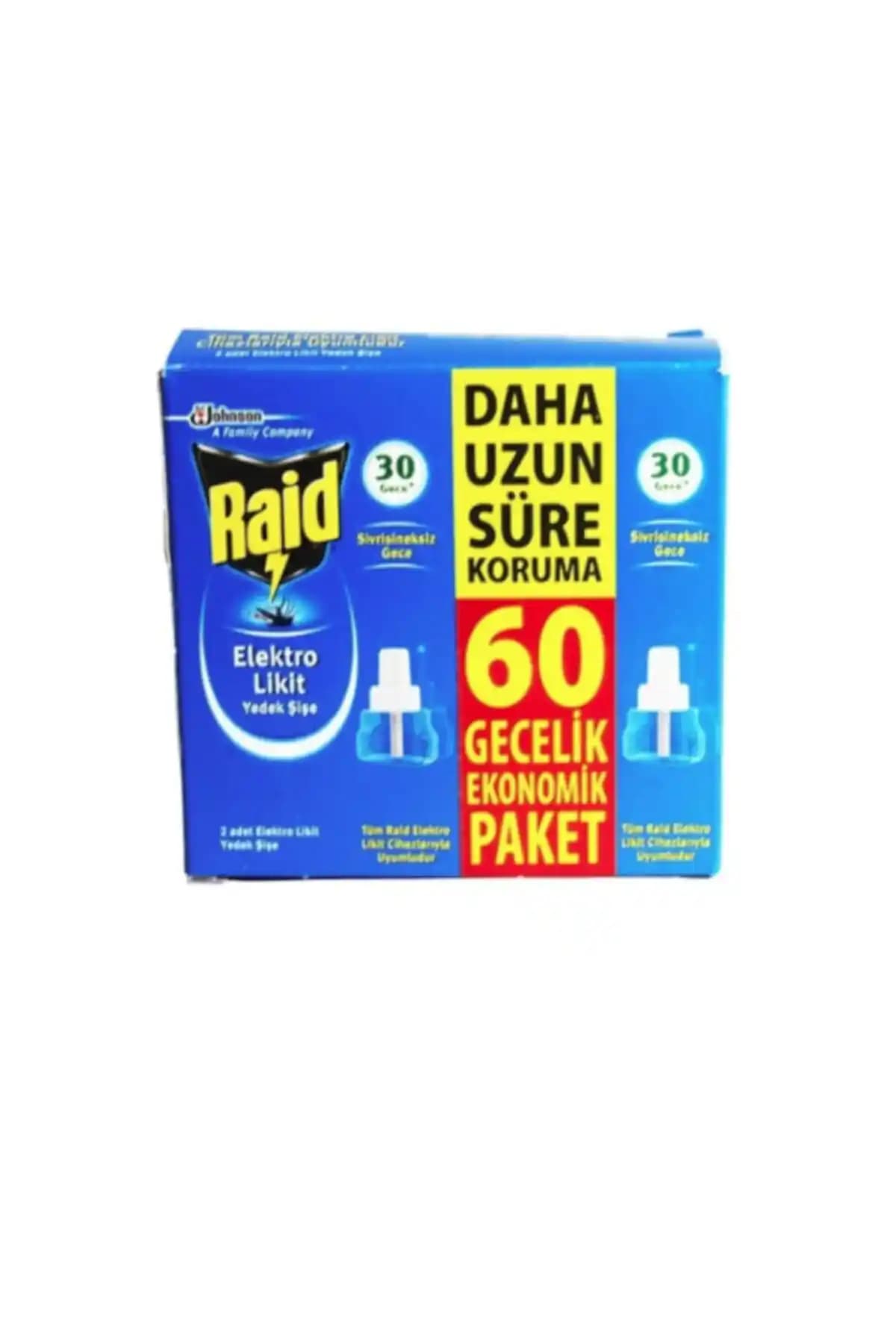 Raid 60 Gece Elektro Likit Sinek Kovucu: Etkili ve Güvenli Sivrisinek Koruması