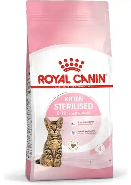 Royal Canin Sterilised Kısırlaştırılmış Yavru Kediler İçin Kuru Mama 6-12 Ay İçin Dengeli Beslenme
