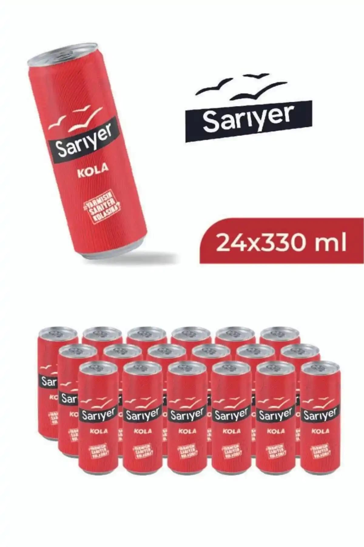 Sarıyer Gazoz Sarıyer Kola 330ml x 24 Adet: Türkiye'nin Yerli ve Ferahlatıcı Kola Deneyimi