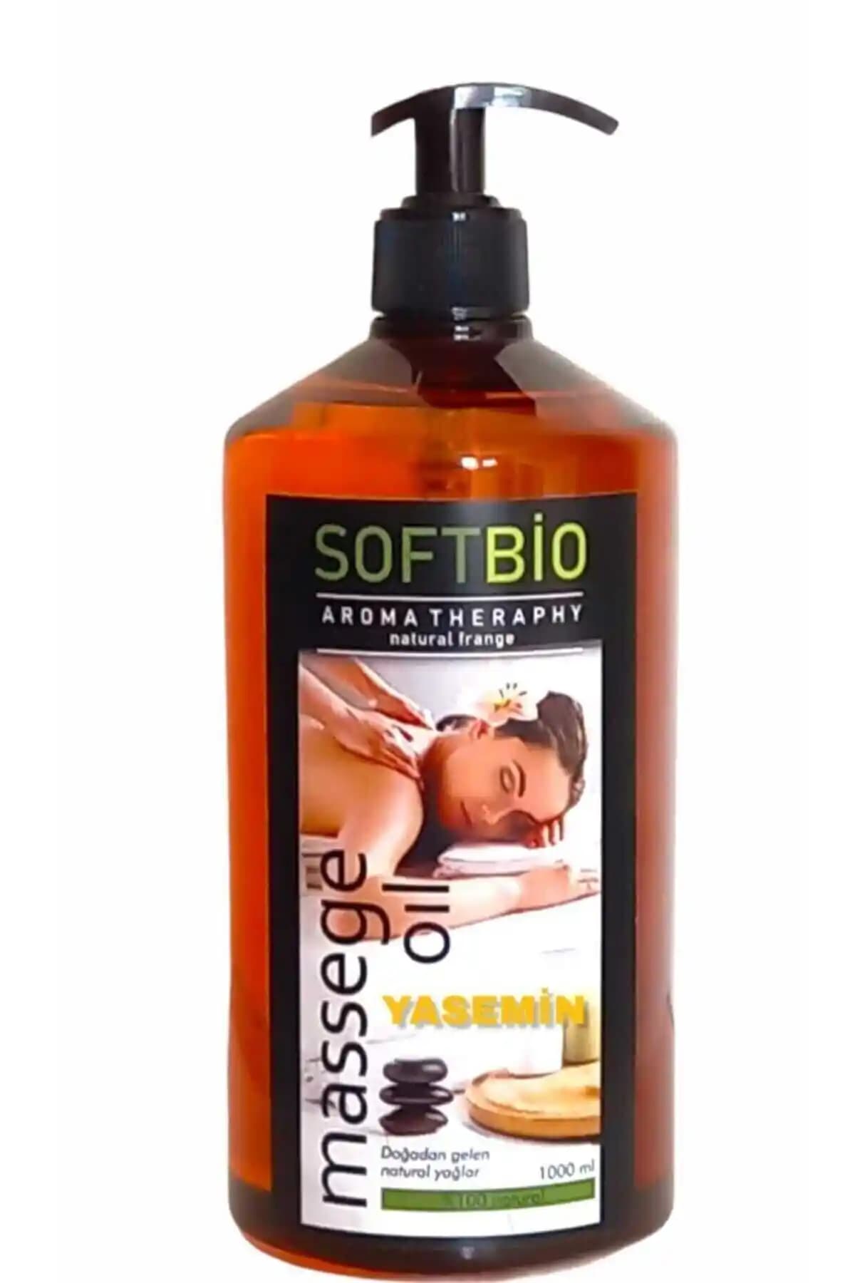 Softbio Yasemin Masaj Yağı 1 Lt: Doğal, Cilt Dostu ve Hızlı Emilim Sağlayan Ürün