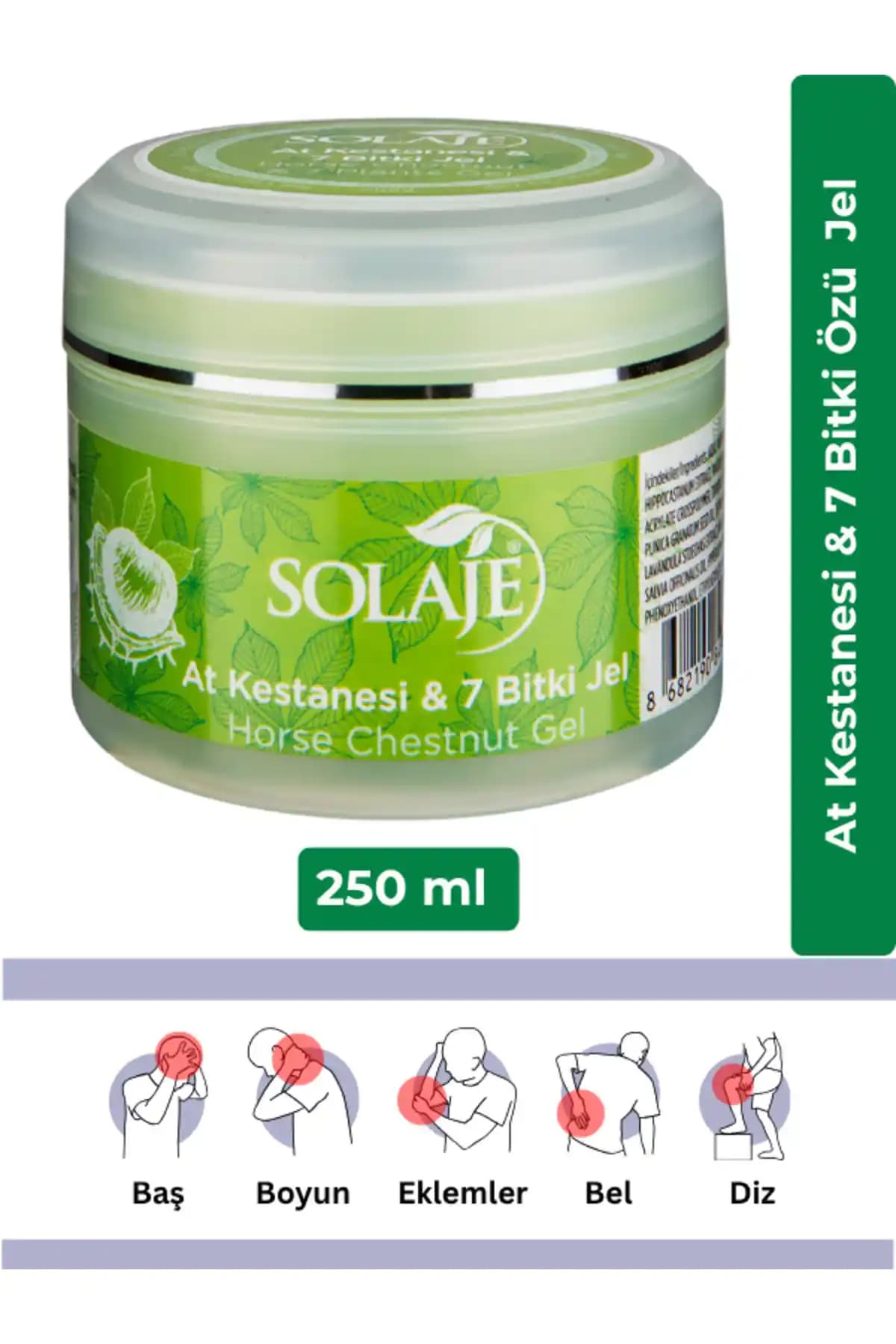 Solaje At Kestanesi Masaj Jeli ile Kas ve Eklem Ağrılarını Doğal Yolla Rahatlatın