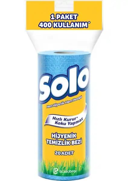 Solo Hijyenik Temizlik Bezi: Kokusuz, Hızlı Kuruyan ve Ekonomik Temizlik Çözümü