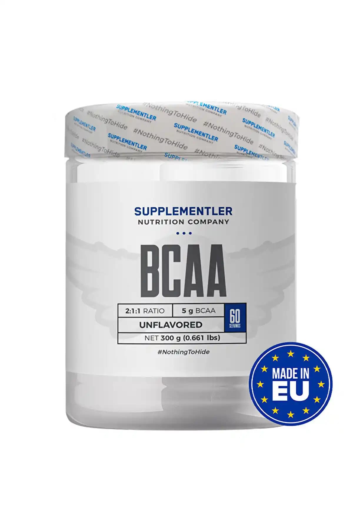 Supplementler Bcaa 2:1:1 300 gr Aromasız: Kas Gelişimi ve Toparlanma İçin Doğal Destek