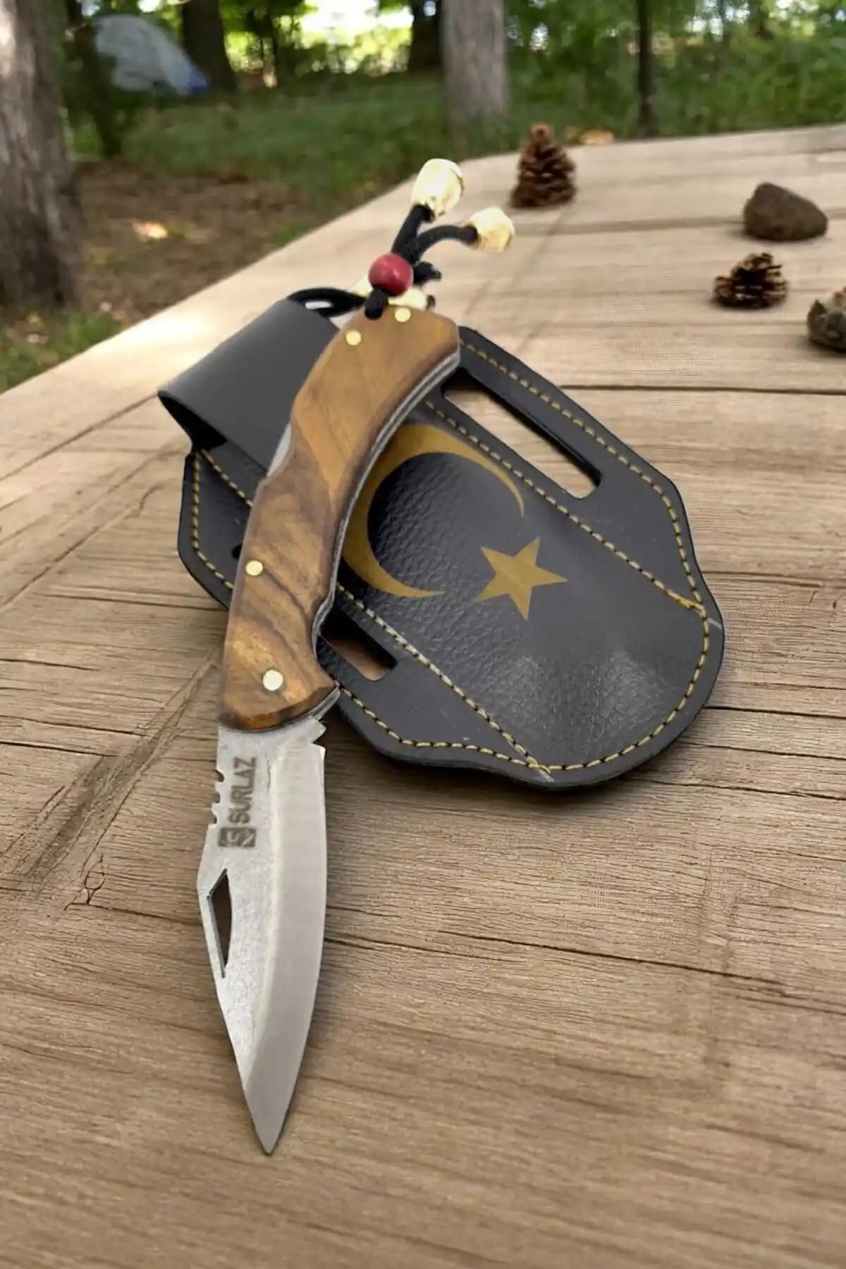 SürLaz El Yapımı Outdoor Kamp Bıçağı: Dayanıklı ve Kişiselleştirilebilir Doğa Aracı