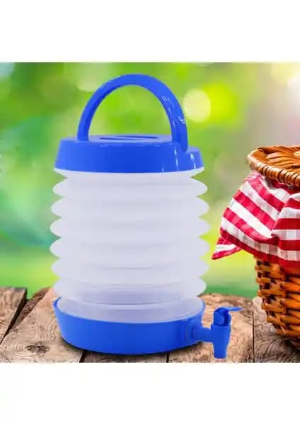 Telvesse Musluklu Katlanır Su Bidonu: Kamp ve Outdoor İçin Pratik 5,5 Litre Çözüm