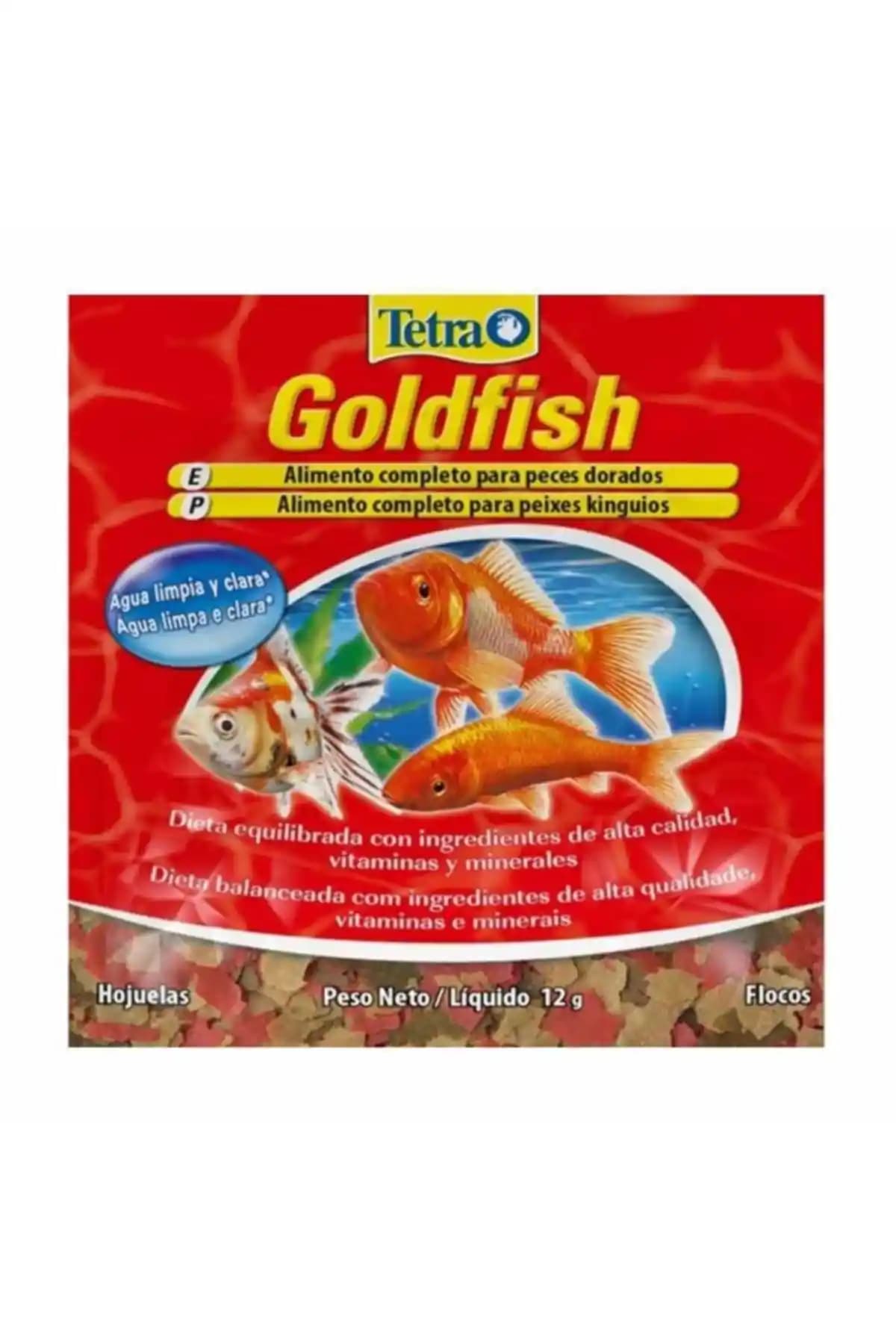 Tetra Goldfish Akvaryum Japon Balığı Yemi 12 Gr: Sağlıklı ve Canlı Balık Beslemenin Anahtarı