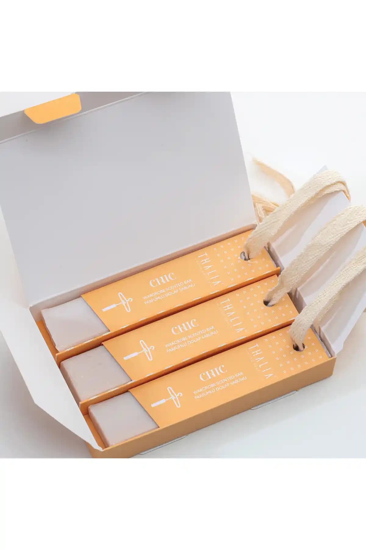 Thalia Home Portakal Çiçeği & Vanilya Kokulu İpli Dolap Kokusu Çubuğu 3 x 40gr