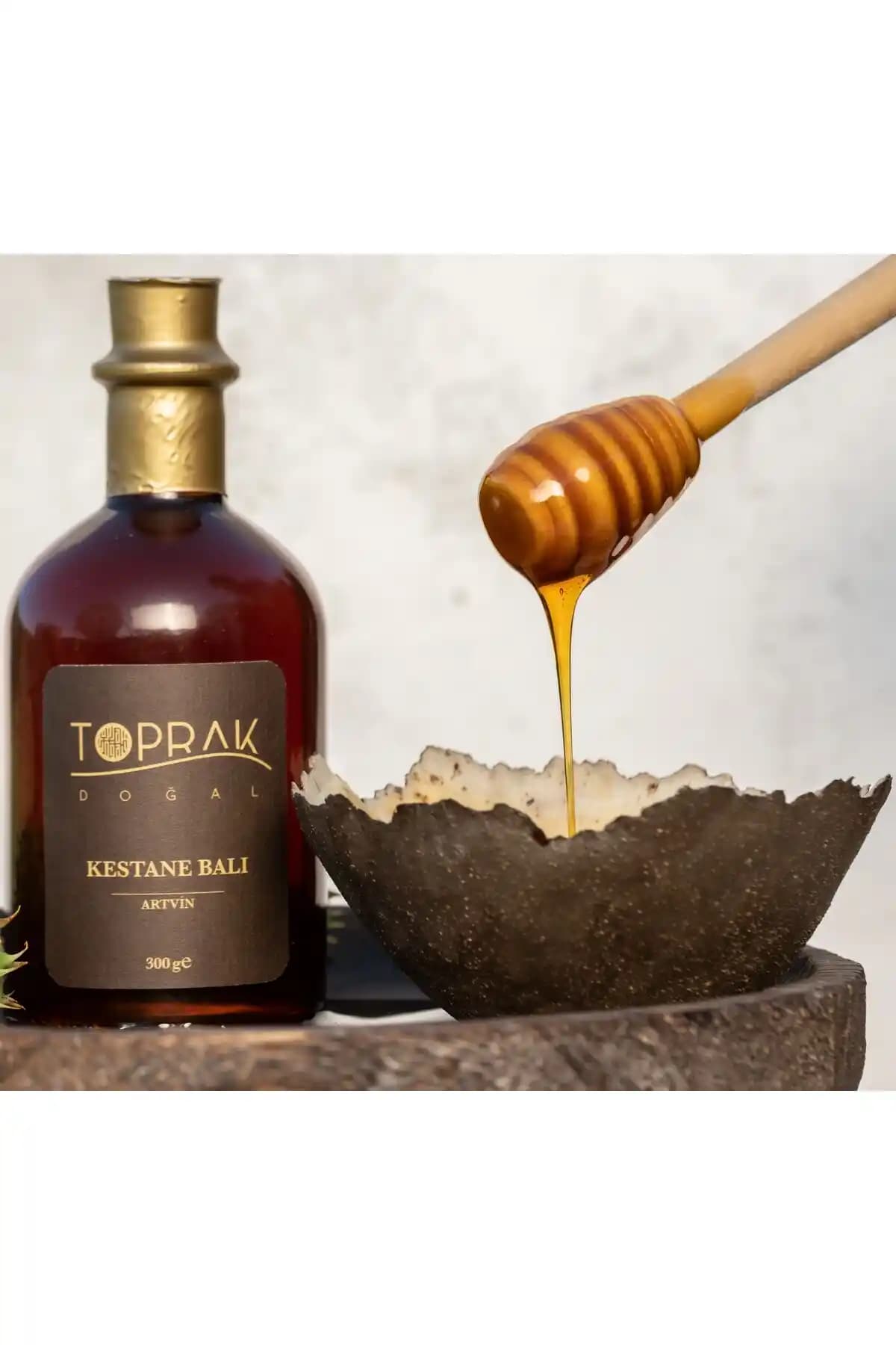 Toprak Doğal Kestane Balı 290 G: Artvin'in Saf ve Zengin Mineral İçerikli Doğal Balı