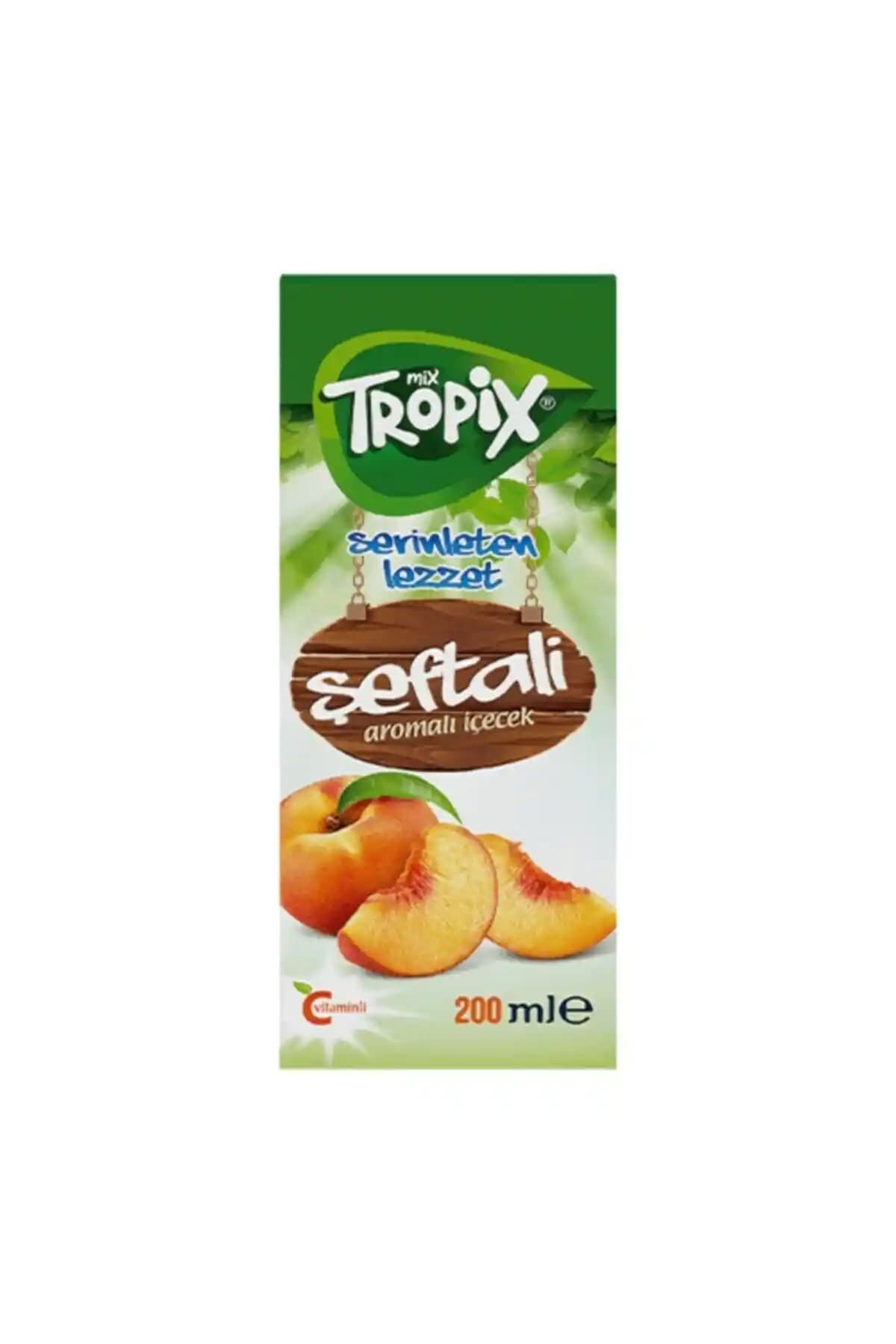 Tropix Meyve Suyu Şeftali 27x200ml: Pratik ve Ferahlatıcı Şeftali Aromalı İçecek