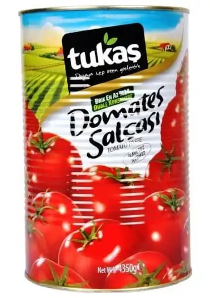 Tukaş Domates Salçası 4.350 gr: Katkısız, Yerli ve Yoğun Lezzet Garantisi