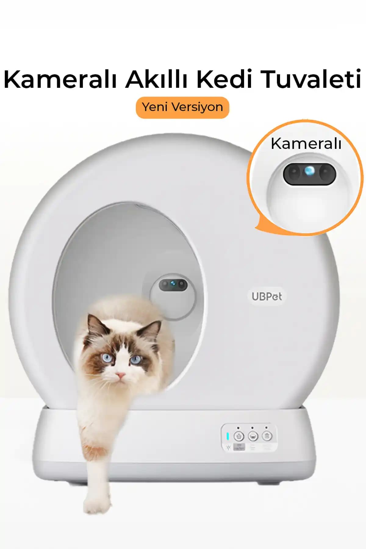 UBPet C10 Pro Akıllı Kedi Tuvaleti: Otomatik Temizleme ve Koku Kontrolü Özellikleri
