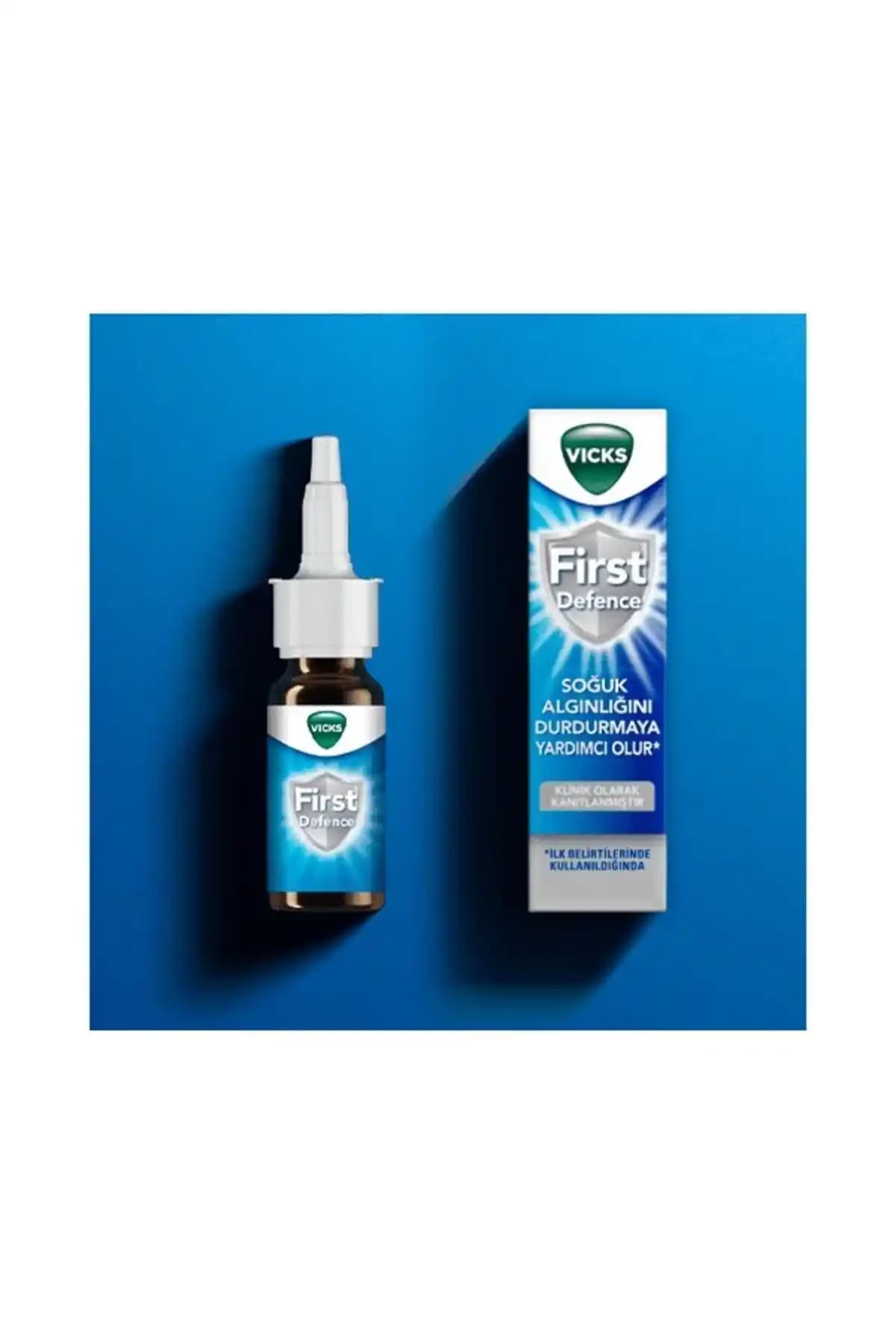 Vicks First Defence 15 ml 2'li Burun Spreyi ile Etkili Burun Tıkanıklığı Rahatlatma