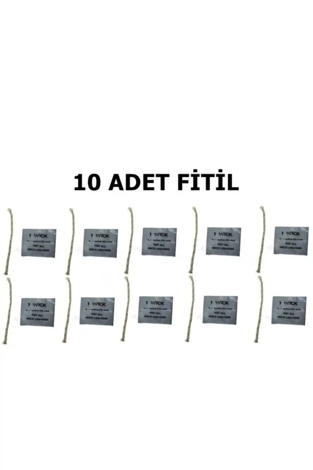 Wicky Center Zippo Fitil 10 Adet - Dayanıklı ve Uyumlu Zippo Çakmak Yedeği