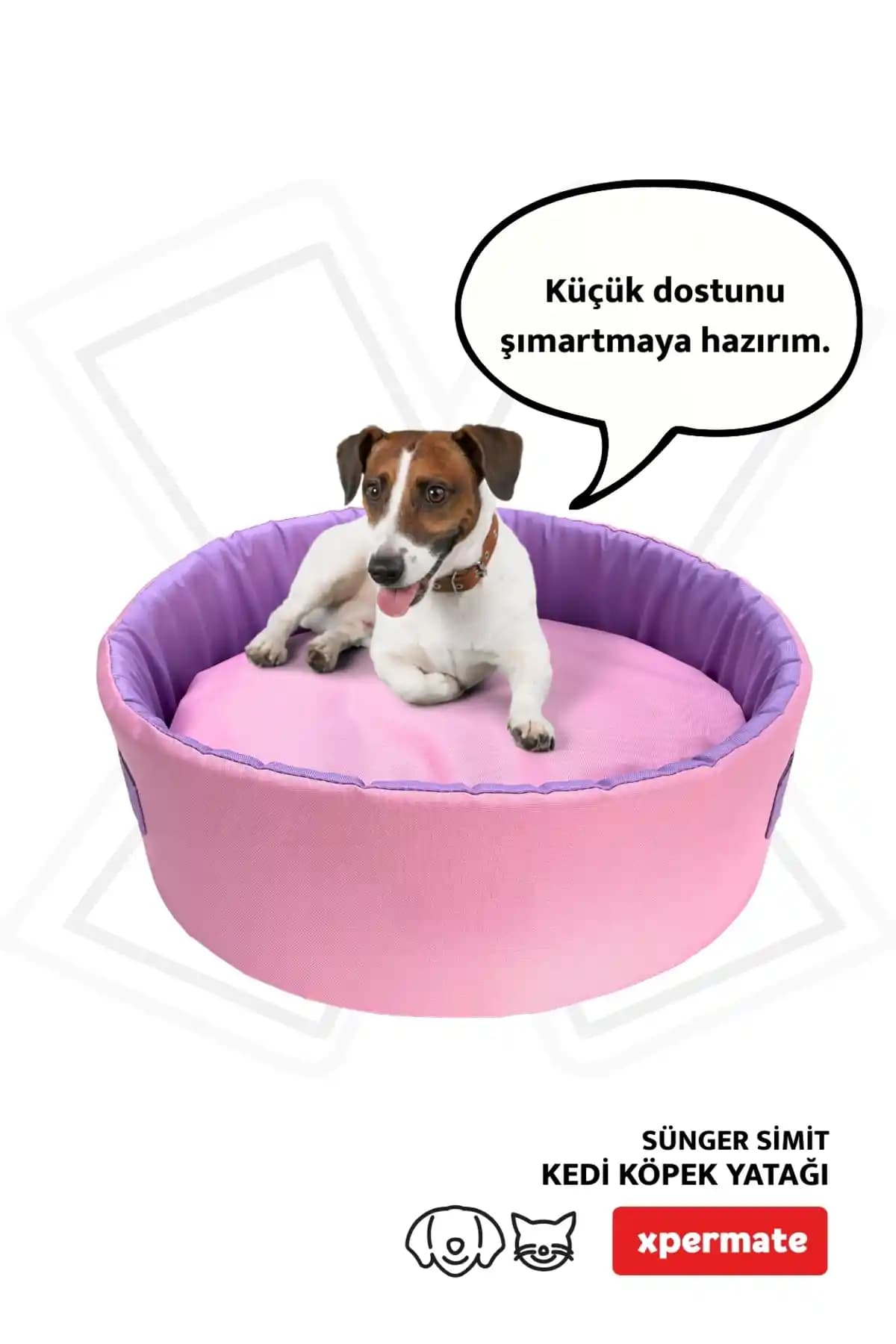 XPERMATE Küçük Irk Köpek ve Kedi Yatağı: Konforlu, Ergonomik ve Şık Tasarım